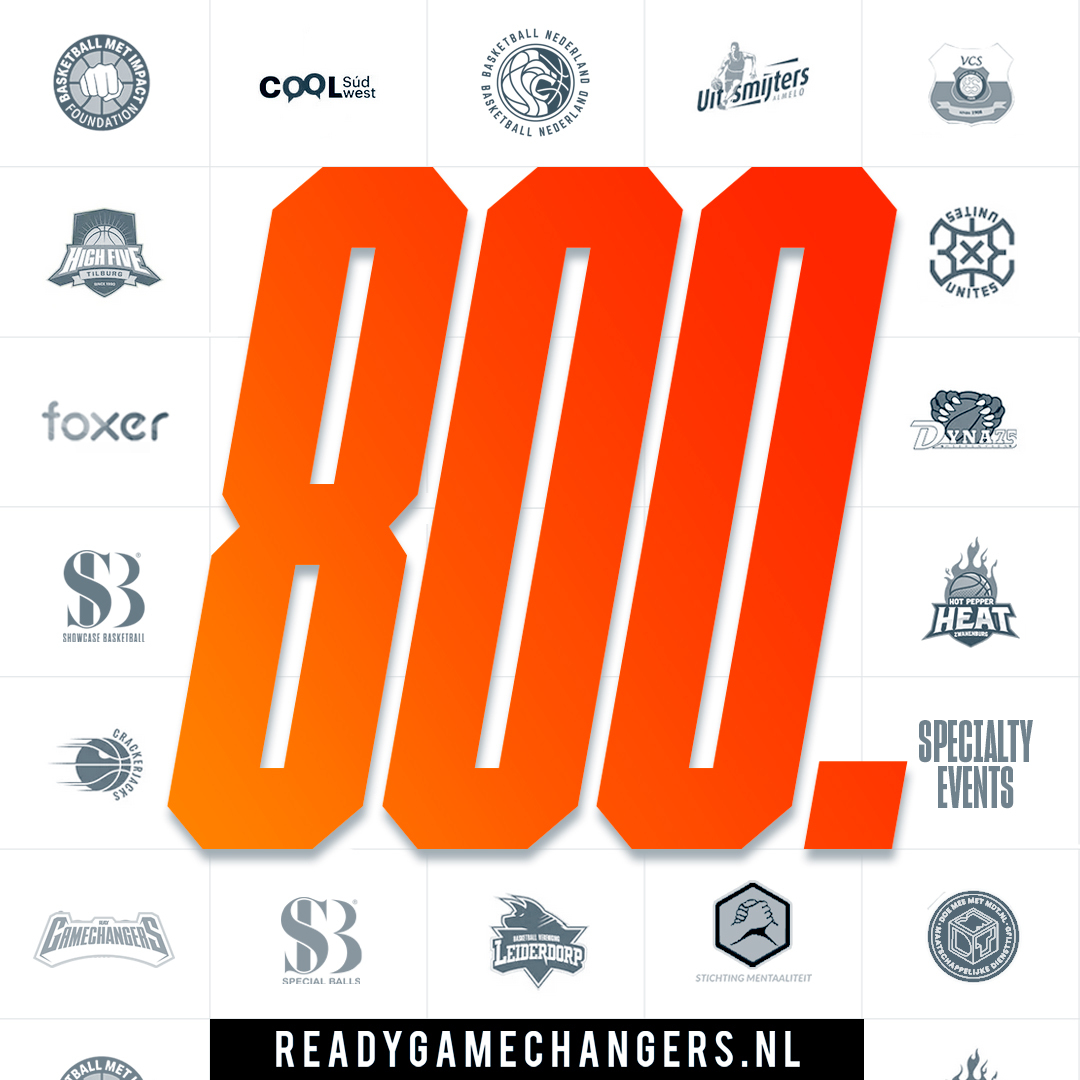 800 deelnemers bereikt!